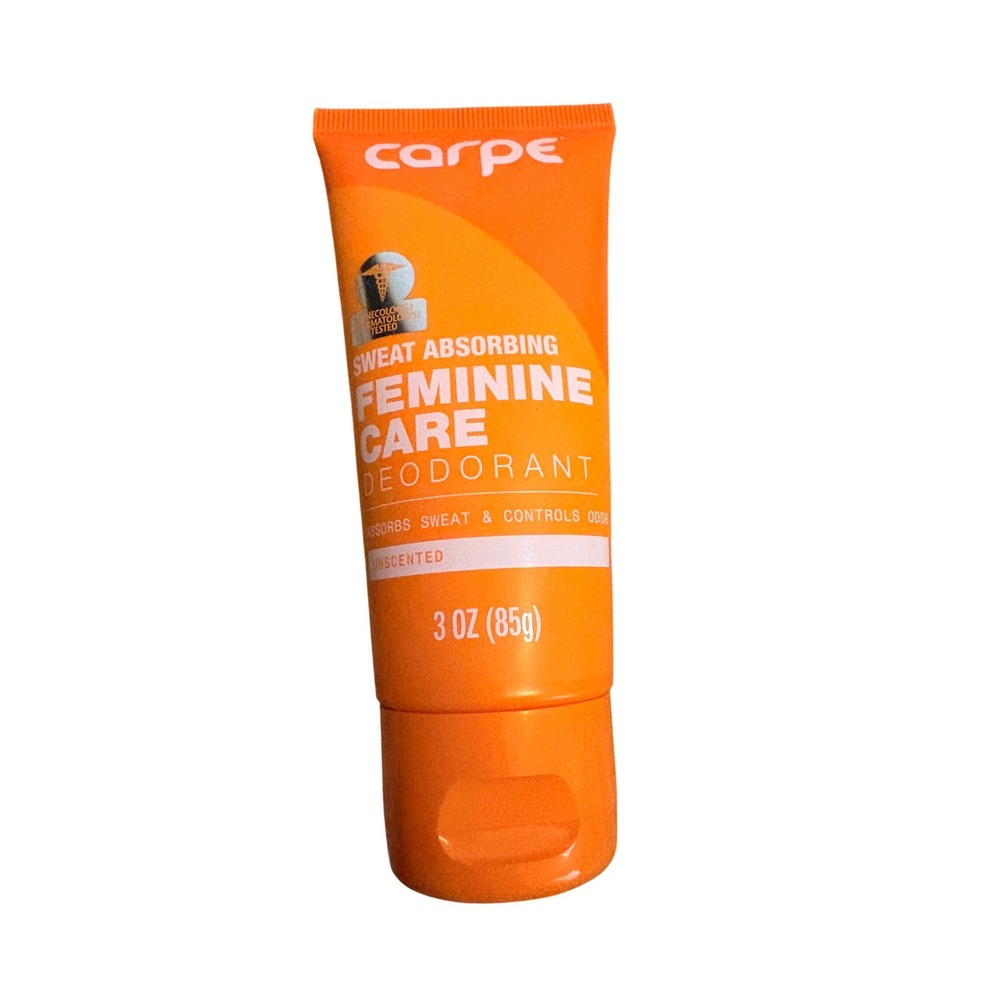 NWT Carpe Orange bottle Feminine Care Deodorant - unscented